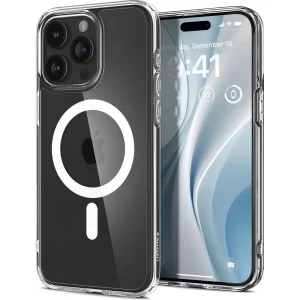 Spigen Apple iPhone 15 Pro Kılıf Ultra Hybrid Magfit (Magsafe Uyumlu) White - ACS06715