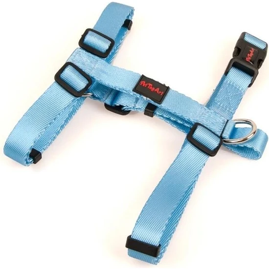 Coco Pet H-Tip Blue M Küçük-Orta Irk Köpek Göğüs Tasması (Göğüs 42 cm x 69 Cm)