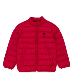 U.S. Polo Assn. Erkek Çocuk Kırmızı Mont